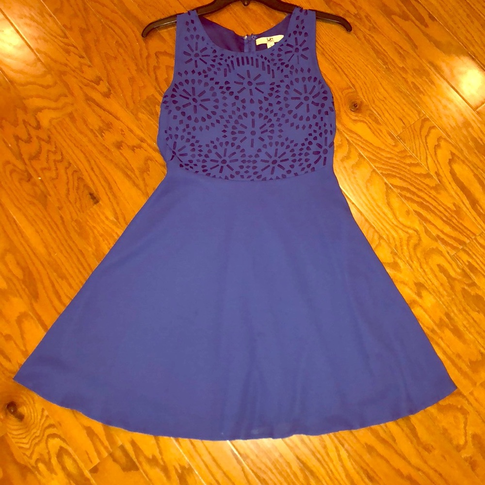 Royal blue short sundress